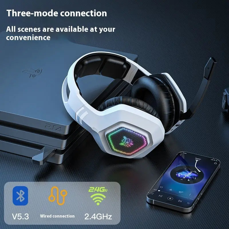 Wireless RGB Gaming Headset – Bluetooth Clovibe
