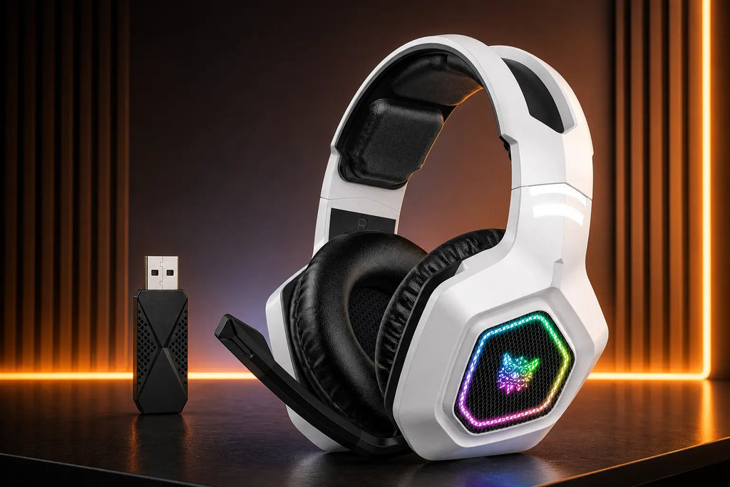 Wireless RGB Gaming Headset – Bluetooth Clovibe