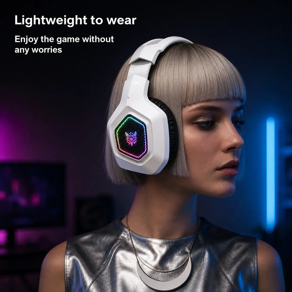 Wireless RGB Gaming Headset – Bluetooth Clovibe