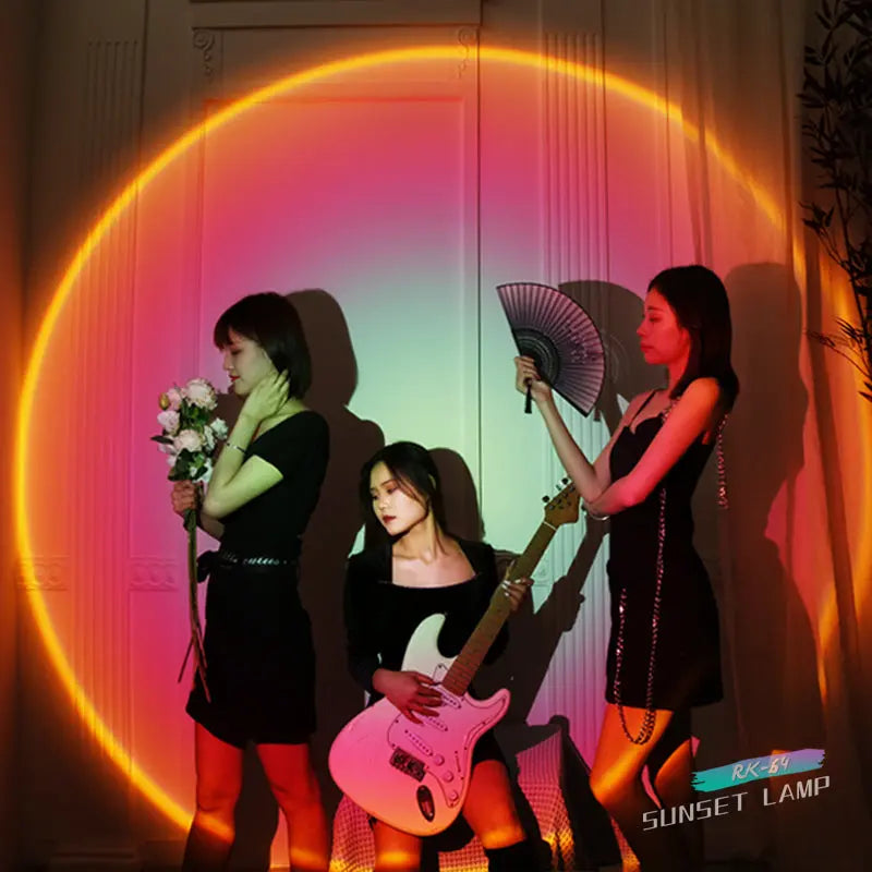Rainbow Sunset Projection Lamp Clovibe