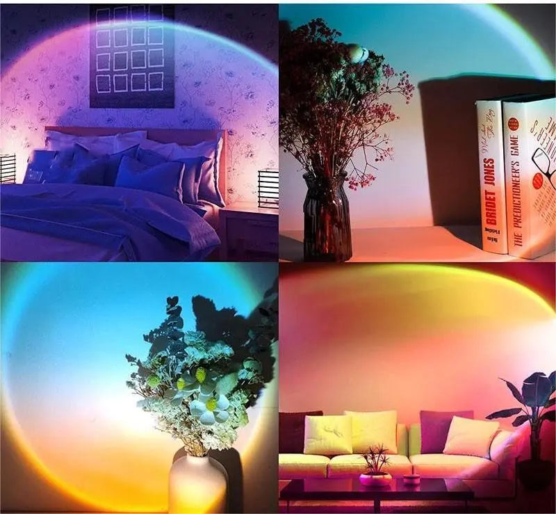 Rainbow Sunset Projection Lamp Clovibe